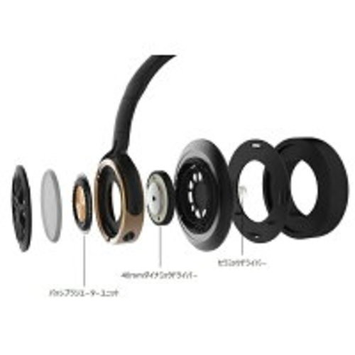 1MORE H1707 Triple Driver Over-Ear Headphones Hi-Res Foldable Black/Gold