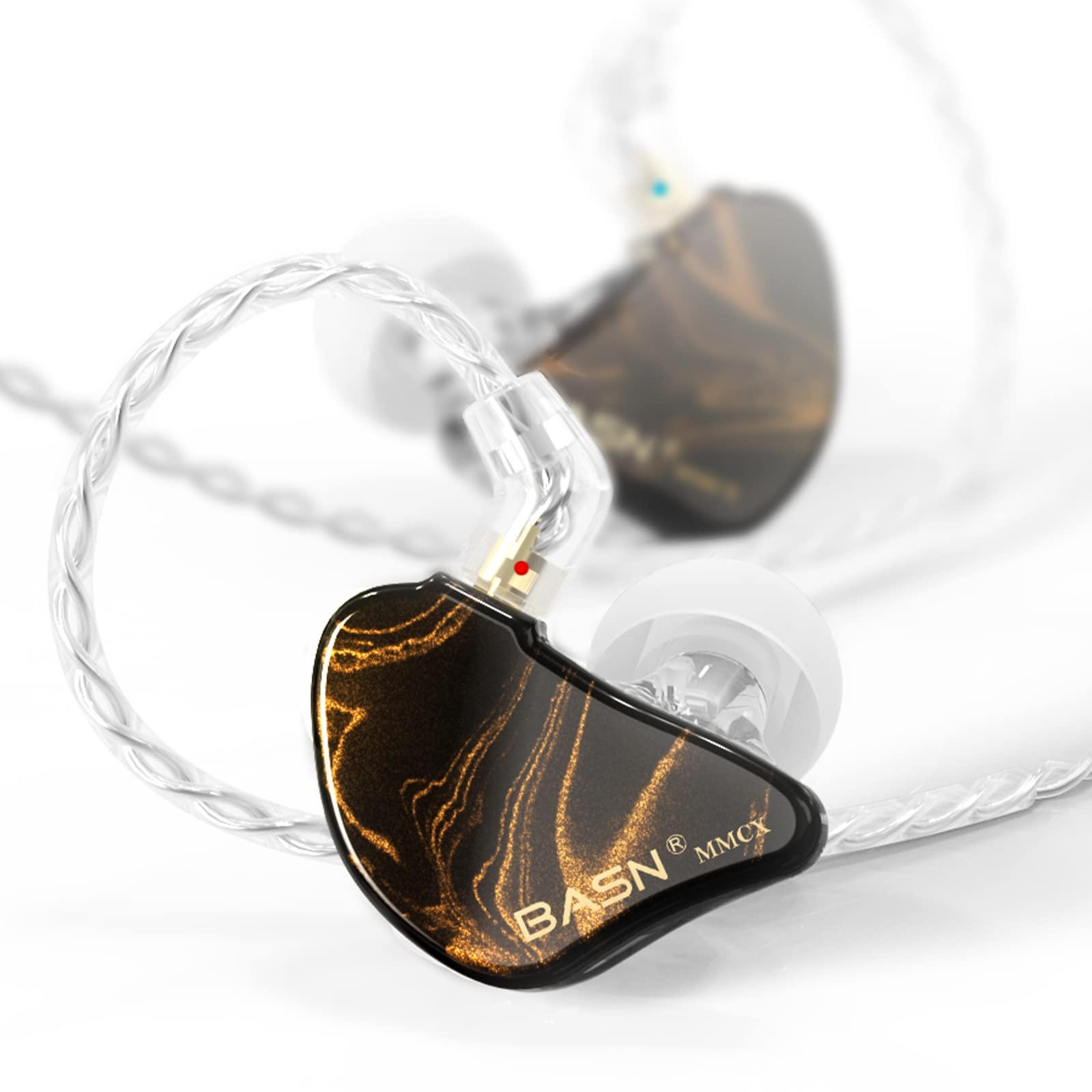 BASN MMCX in Ear Monitor Headphones Triple Driver IEM