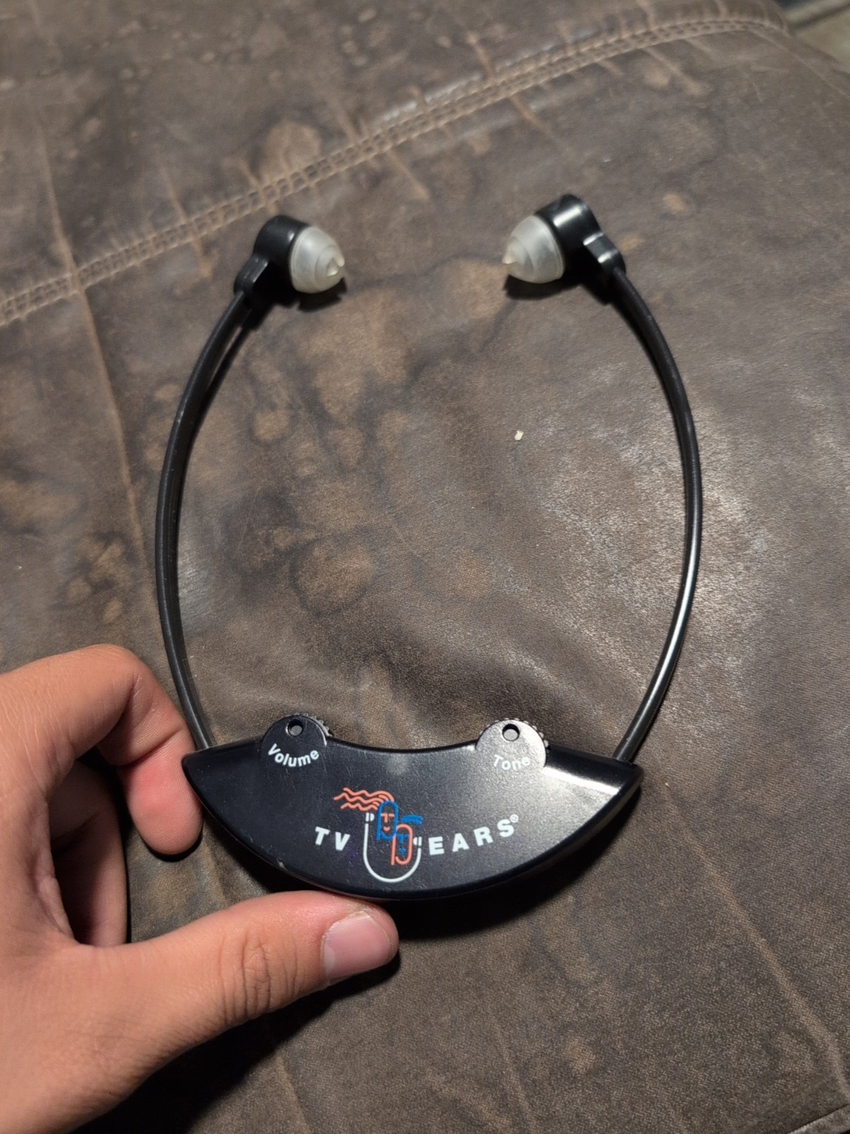 Original TV Ears Wireless Analog Headset 95Khz No Charger Base
