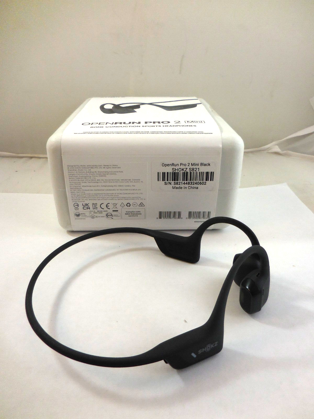 Shokz -OpenRun Pro Mini 2 Bone Conduction Sports Headphones (S821) WITH ISSUE