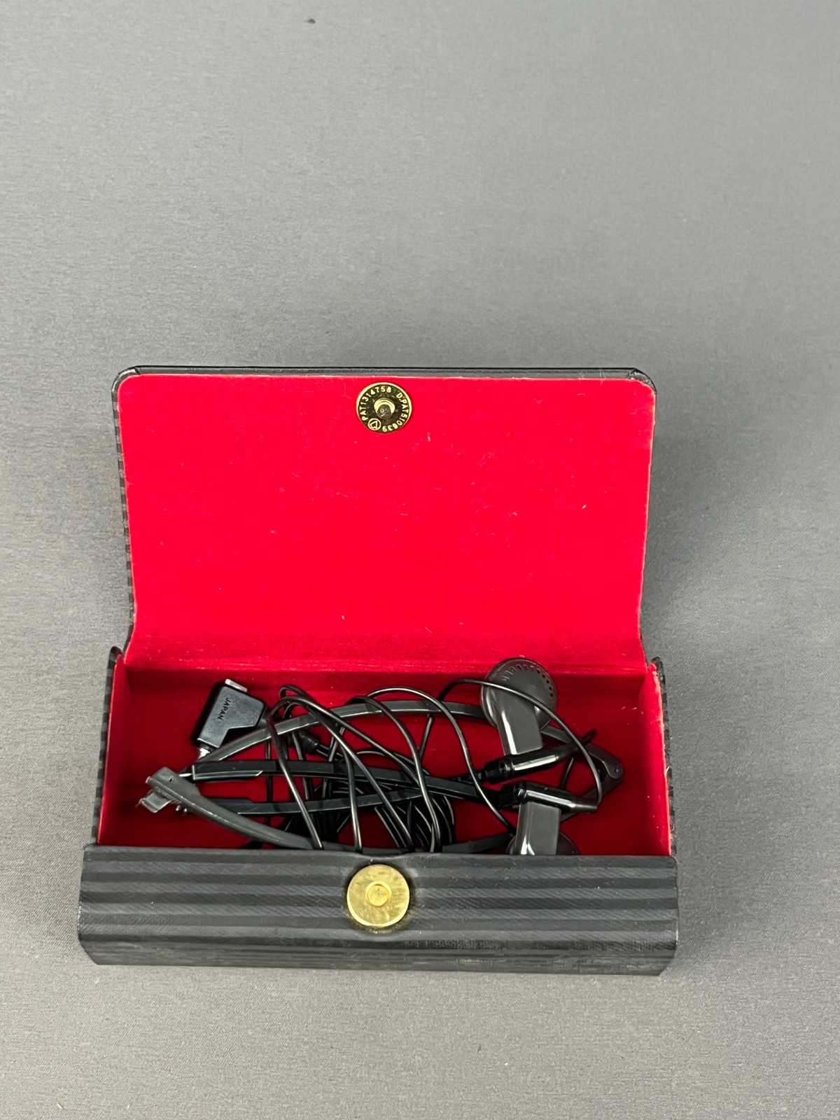 Rare Sony MDR-A40 Folding Headphones For Walkman 1980s Built In Vol Control (1E)