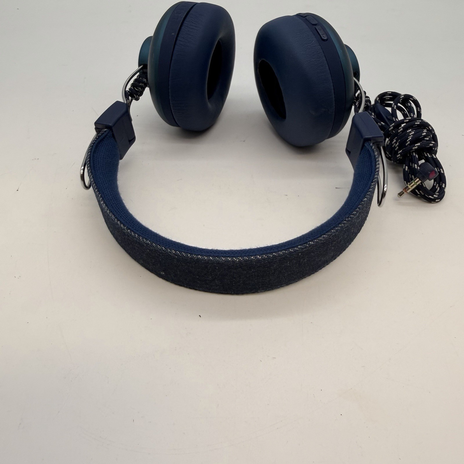 House of Marley Wired Over Ear Headphones Blue Wood CS-1120