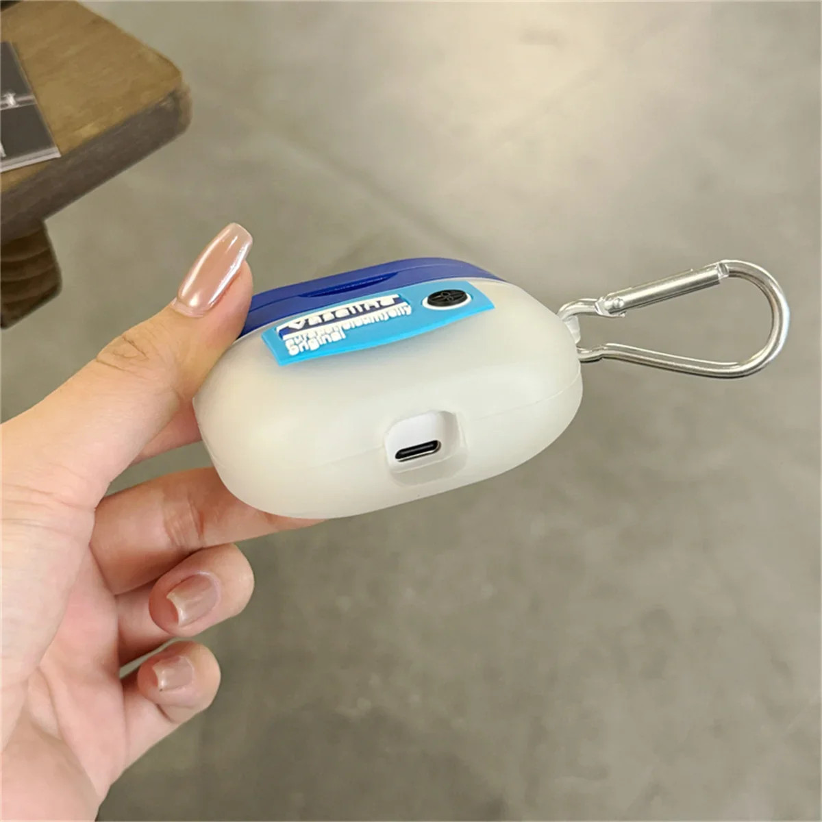 For QCY Crossky C30 Earbuds Case(2024),Cute Creative Popular Vaseline Design Si