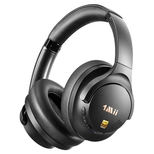 Y8+ Hybrid Active Noise Cancelling Headphones, 100H Playtime, Bluetooth Black