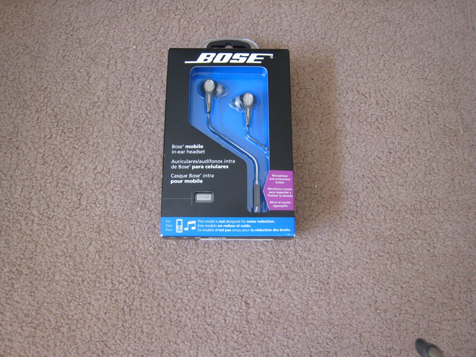 Bose Mobile In-Ear Headset Wired Headphones with Mic 3.5mm Factory Sealed NOS