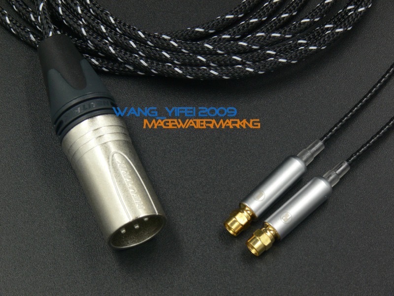 Amazing Balanced Upgrade Cable For HifiMan HE Headphone XLR 4 Pins CANNON 2.5M