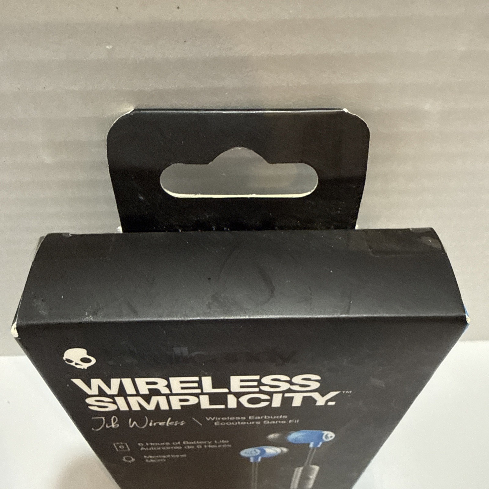 Skullcandy Jib Wireless Bluetooth Earbuds w/MIC & Remote Hands Free Blue Black