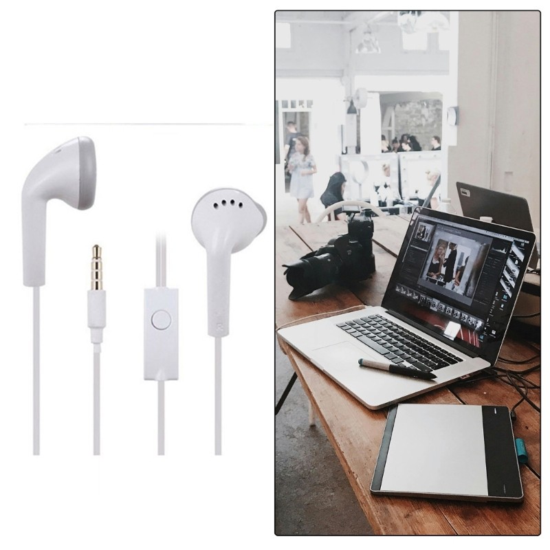 Universal 3.5mm Earphones C550 Corded Earbuds Wide Compatibility with Phones