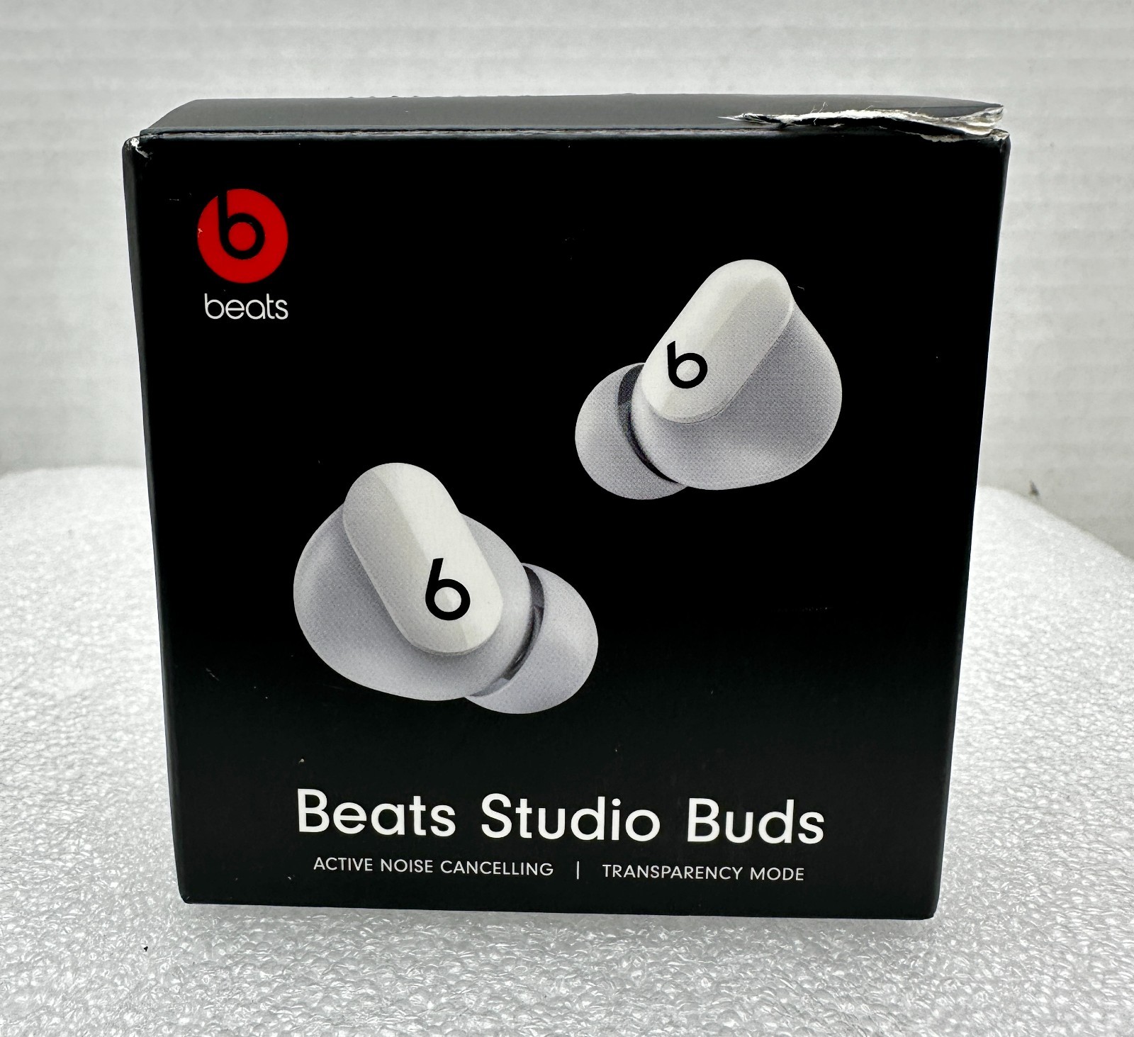 Beats Studio Buds Active Noise Cancelling Earbuds White Good Used