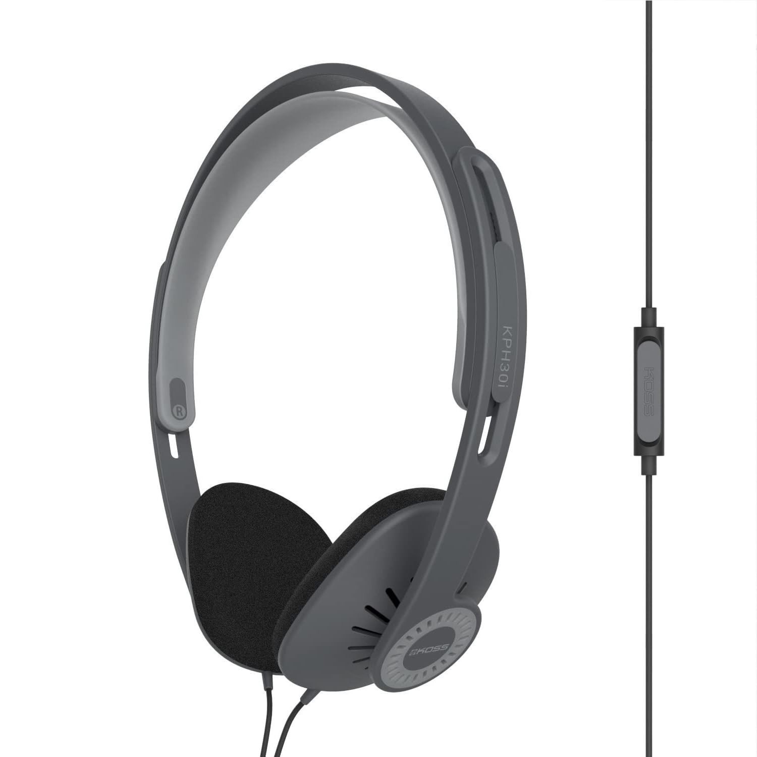 KPH30iK Style On-Ear Headphones, in-Line Microphone and Touch Remote Control,…