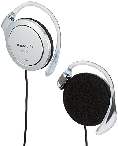 Panasonic Clip Headphones Silver RP-HZ47-S code length abt.1.0m On Ear 102dB/mW