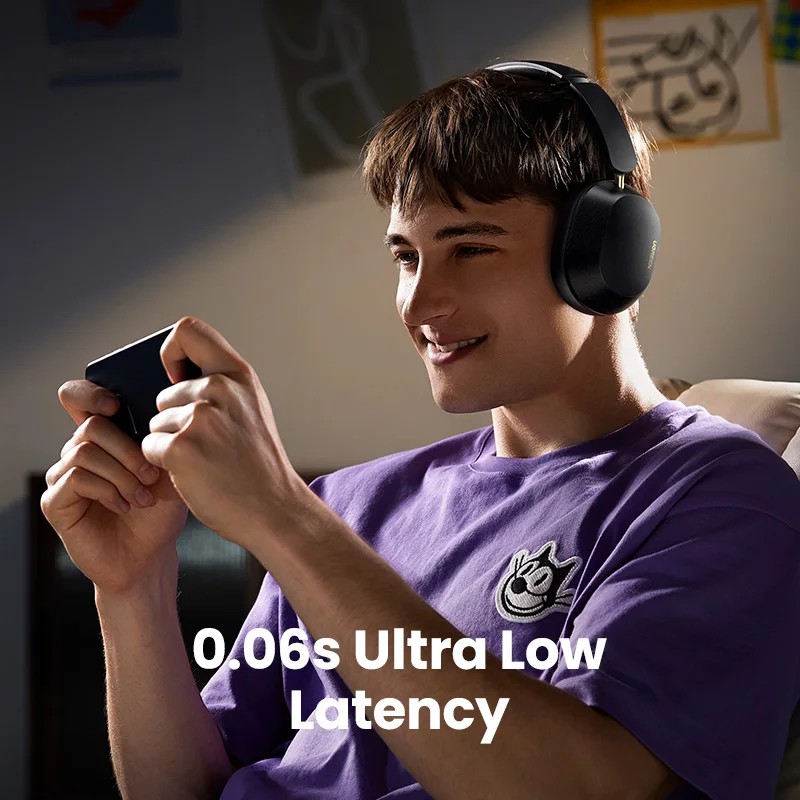 UGREEN Max5c Bluetooth Headphones ANC 43dB Hi-Res LDAC 75H Audio Headset