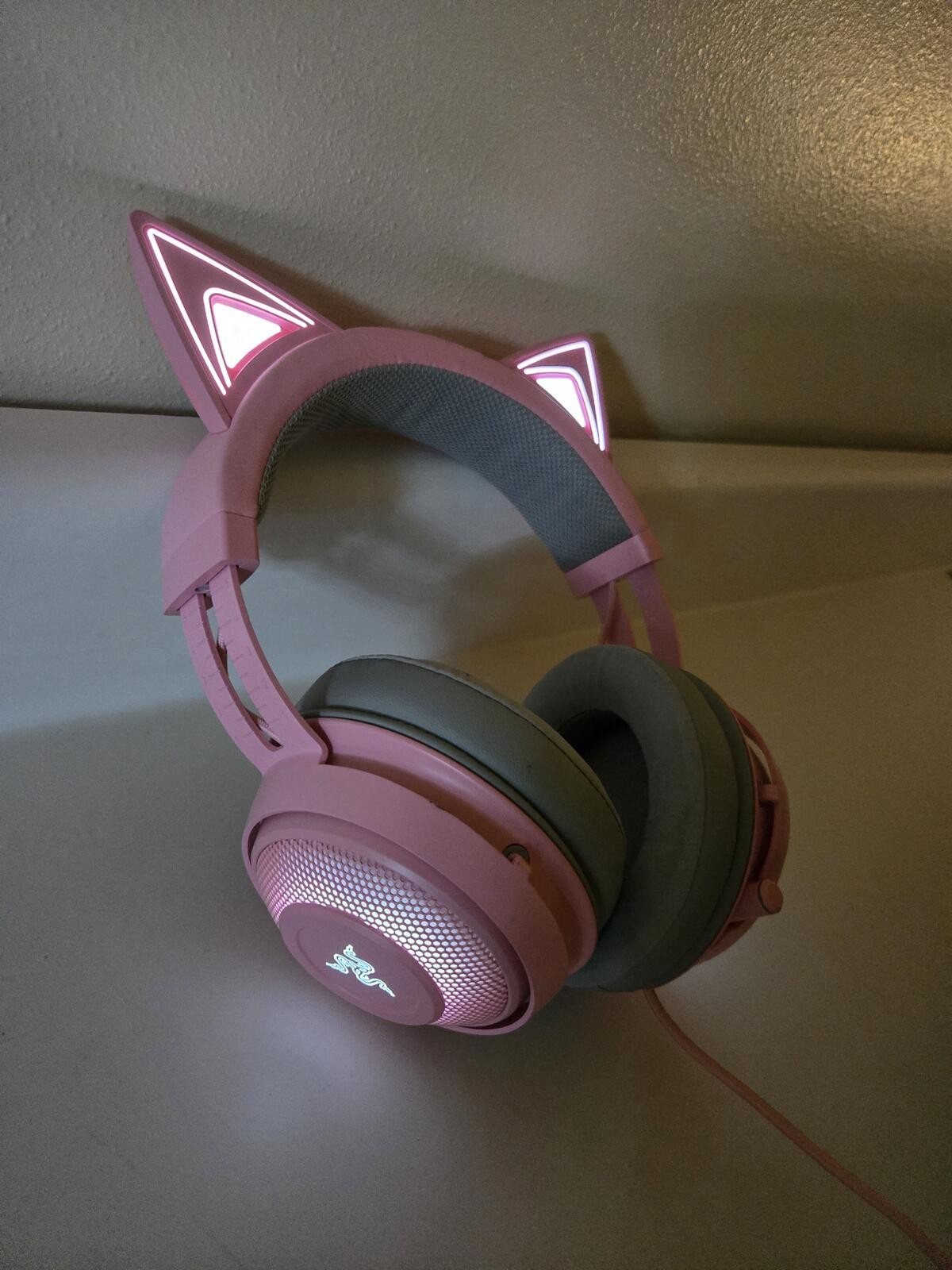 Razer Kitty Kraken Pink Wired Headset — TESTED AND WORKING
