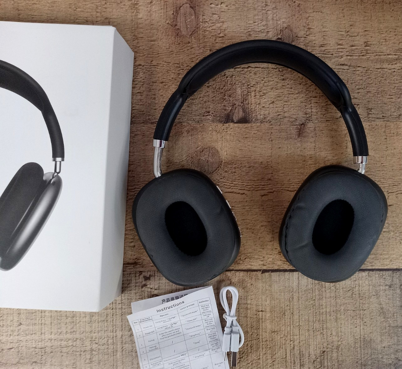 P9 HiFi Wireless Bluetooth Headphones Supports AAC/SBC Advanced Decoding