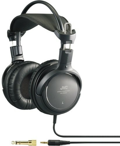 JVC HARX900 Premium Audio Full-size Around Ear Headphones – 50mm Driver (Black)