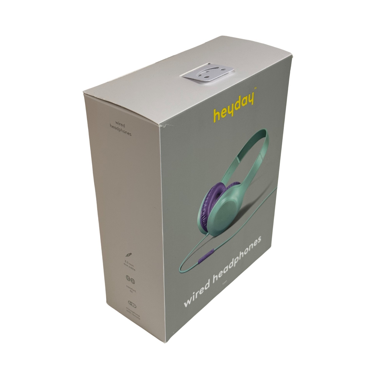 Heyday Wired On-Ear Headphones – Multiple Colors – Tangle-Free Cable – NEW