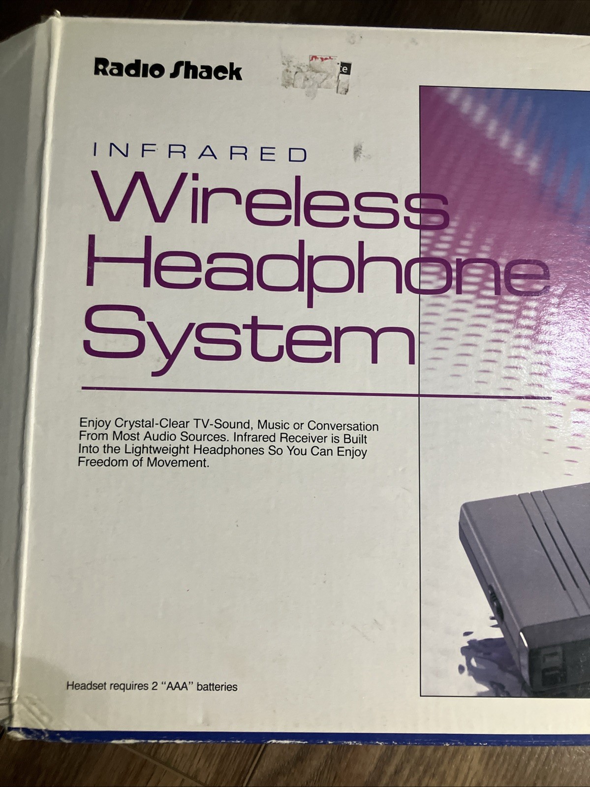 Vtg Radio Shack Infrared Wireless Headphone System 32-2052