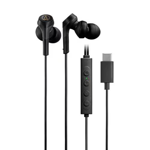 Audio-Technica ATH-CKS330NC ATH CKS330NC BK Noise-Canceling USB Type-C BLACK
