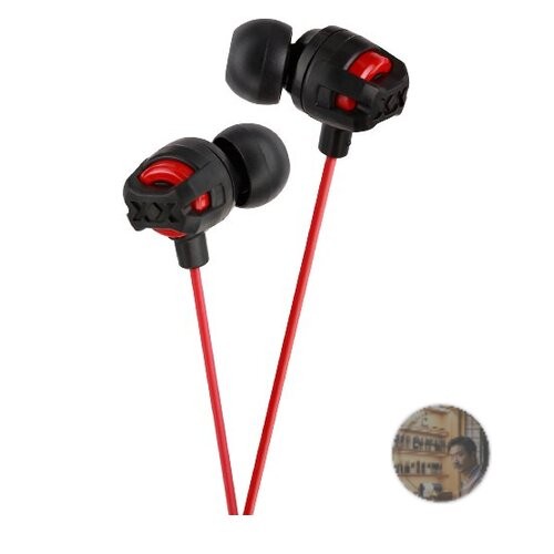 JVC XX HA-FX101-R In-Ear Headphones Red Wired Earbuds New