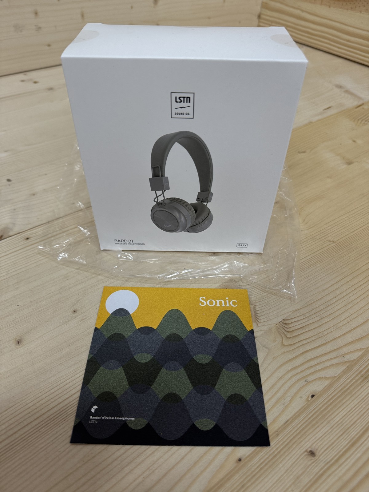 LSTN Sound Co. Bardot Wireless On-Ear Headphones Gray – New Sealed