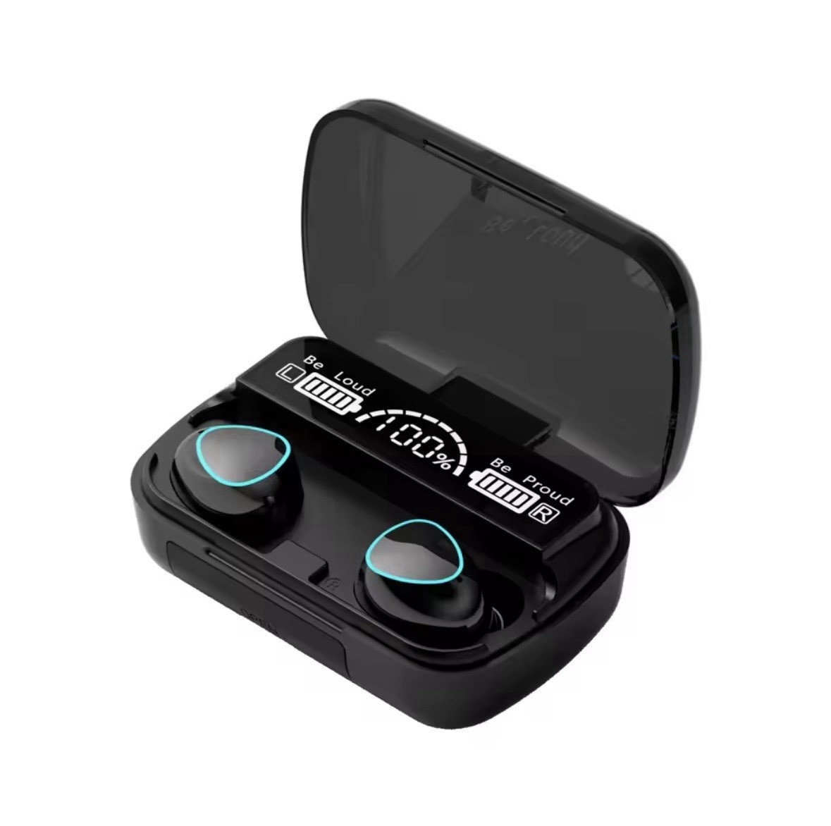 Wireless 3500mAh Charging Box Waterproof Bluetooth Headphones with Microphone