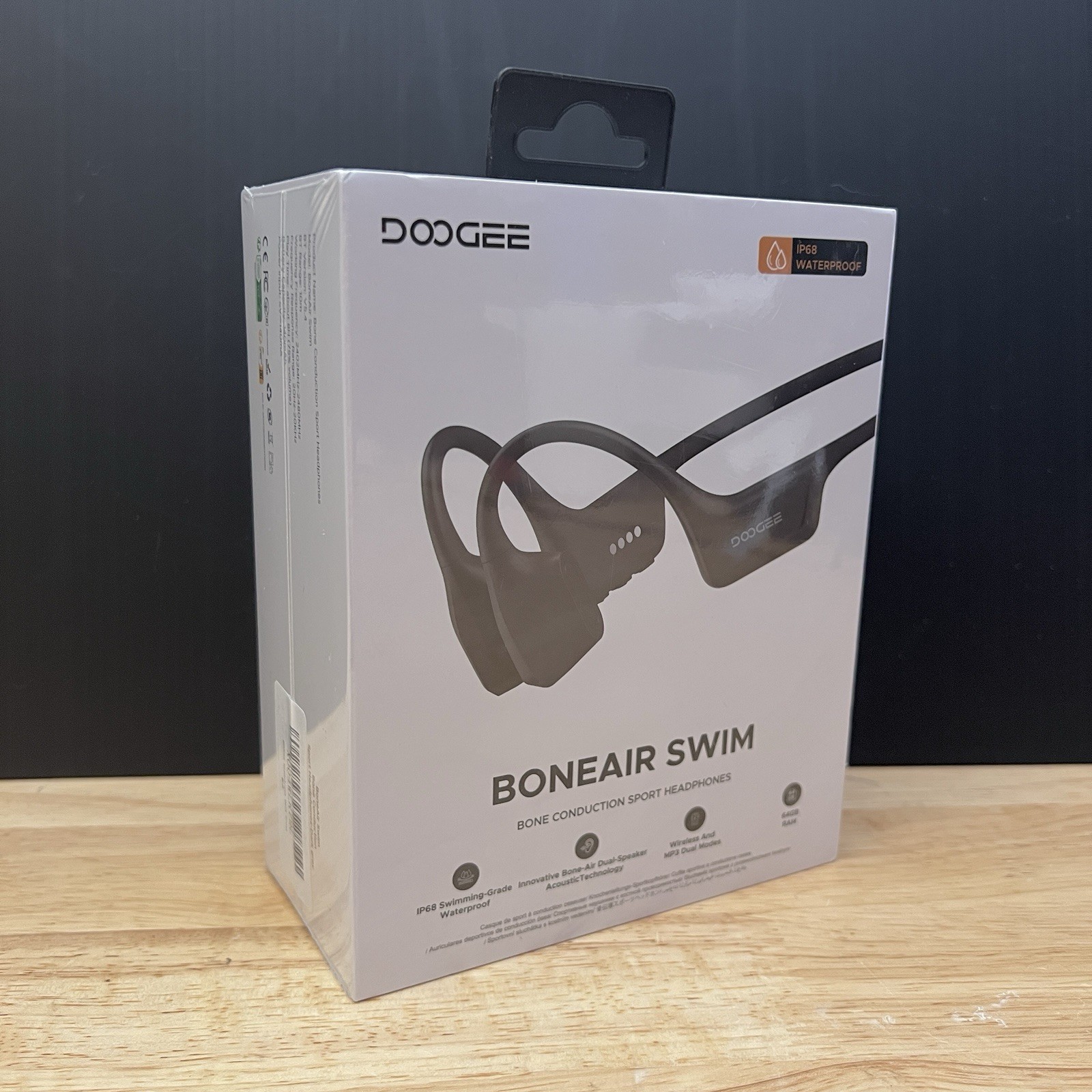 DOOGEE – BoneAir Swim Bone Conduction Headphones – IP68 Waterproof