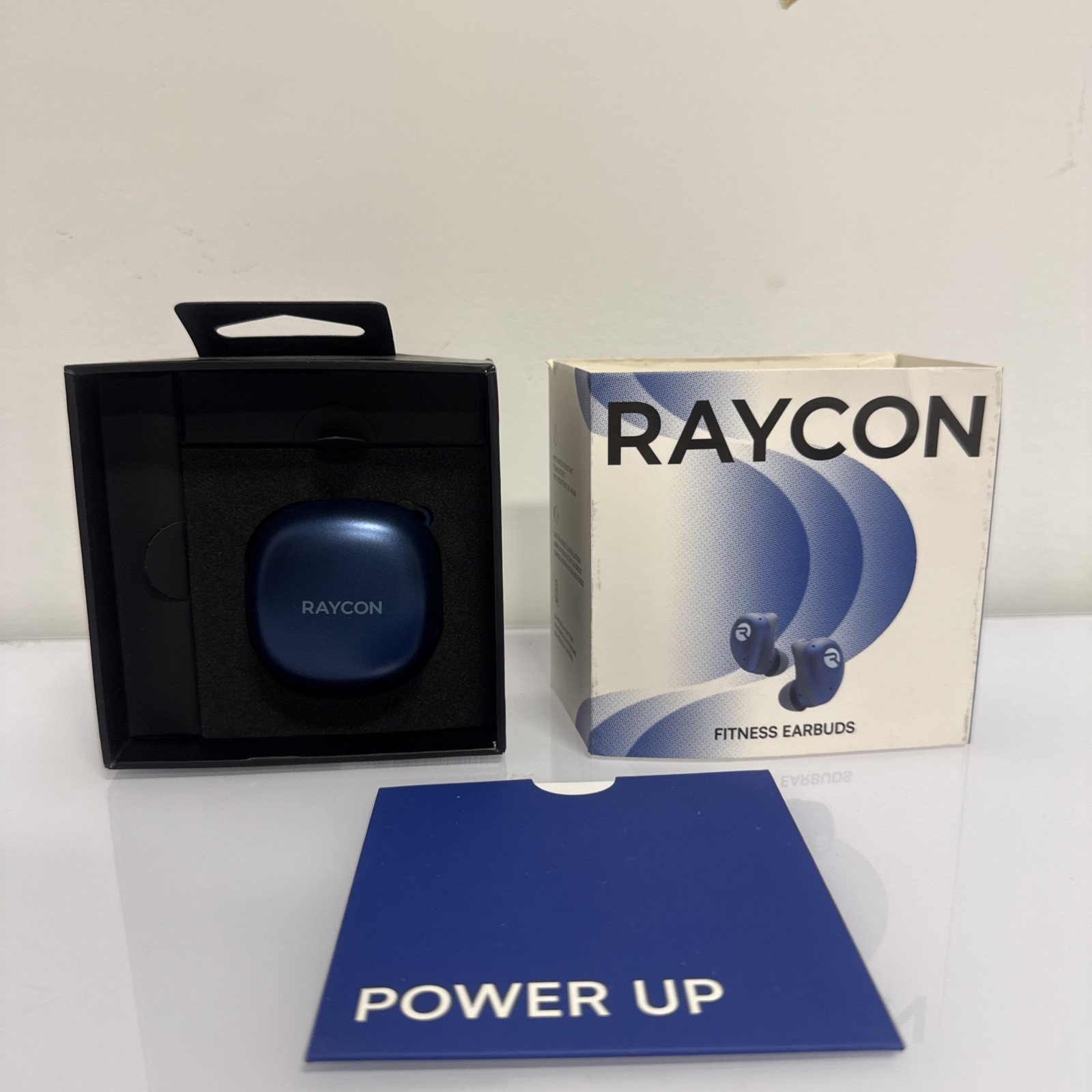 Raycon Fitness Earbuds Bluetooth Waterproof RBE745 Blue