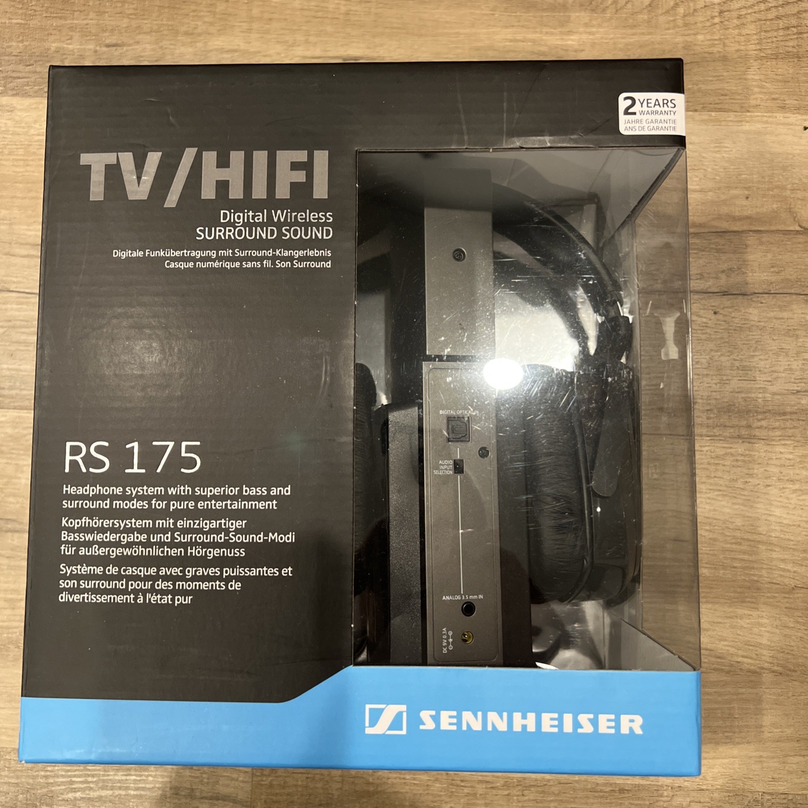 Sennheiser RS 175 RF Wireless Headphone System Closed Back