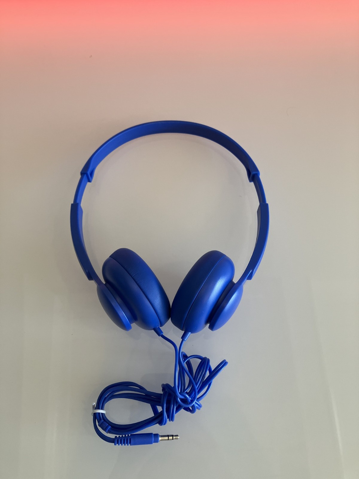 onn On-ear Wired Headphones, Blue, Pink, Blue, One or Multi, New, 3.5mm HD, OE