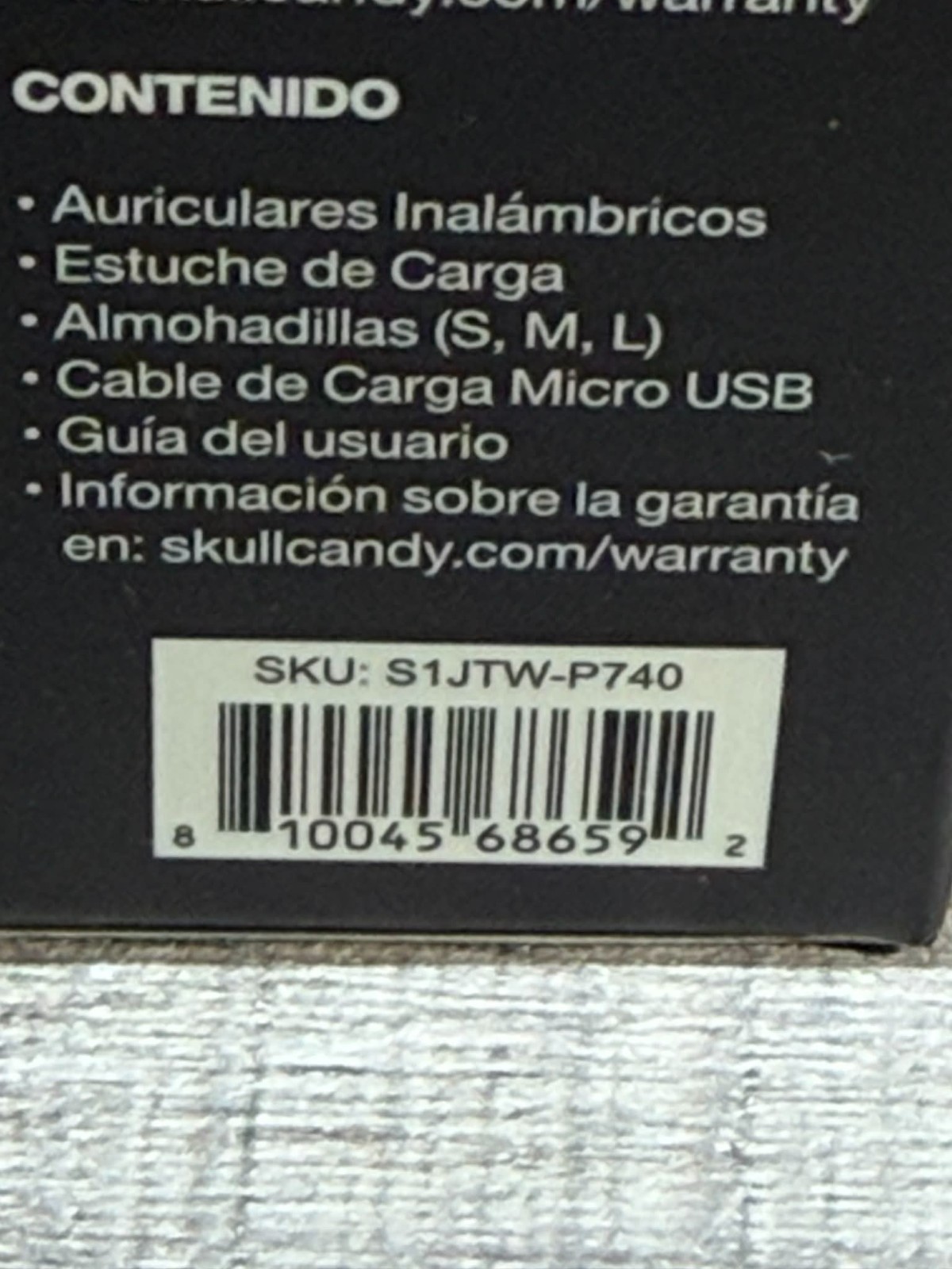 Skullcandy Jib True 2 Wireless Earbuds, Bluetooth Headphones Black