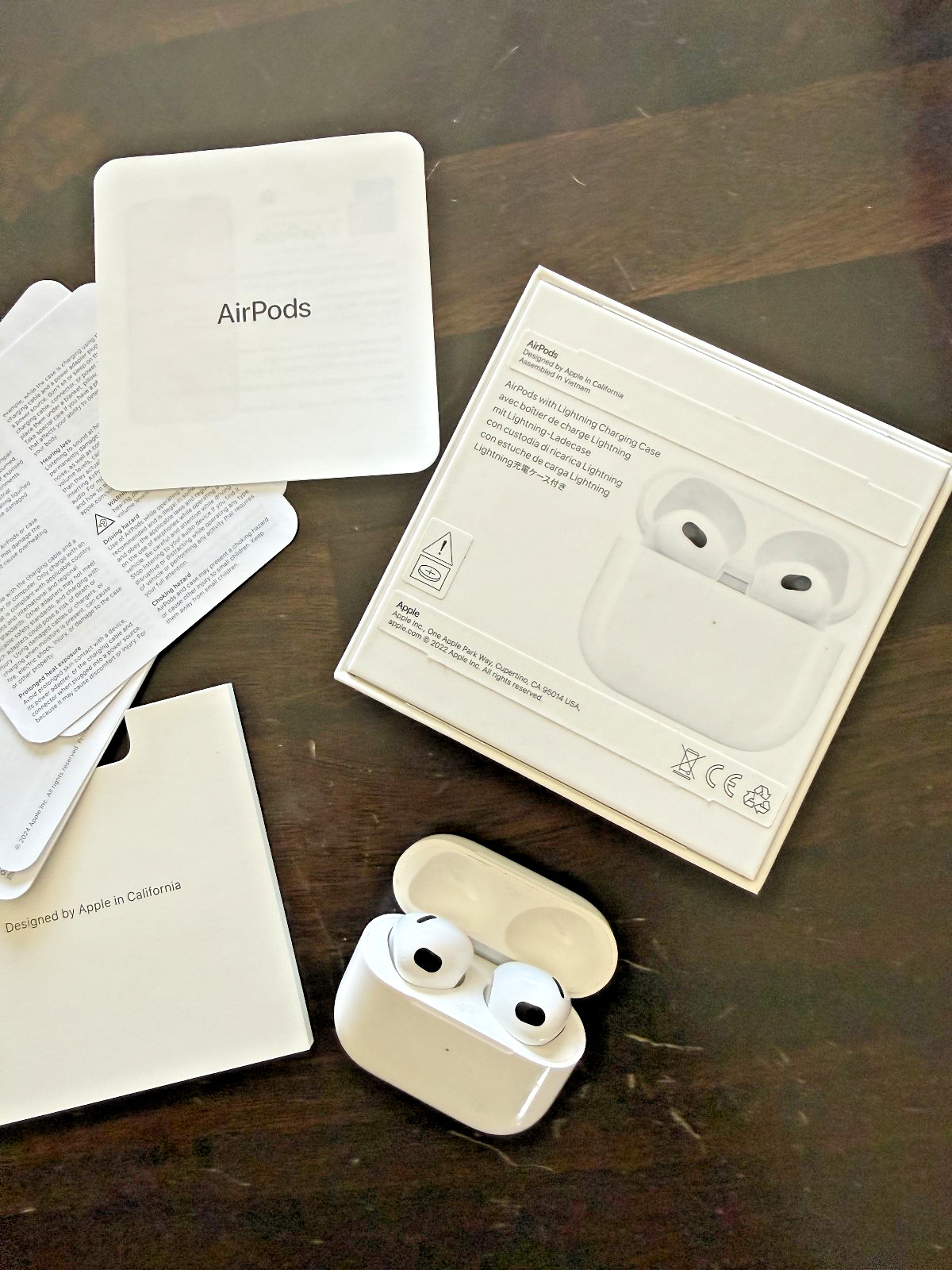 Apple AirPods 3 with Lightning Charging Case – 3rd Generation – Original Box