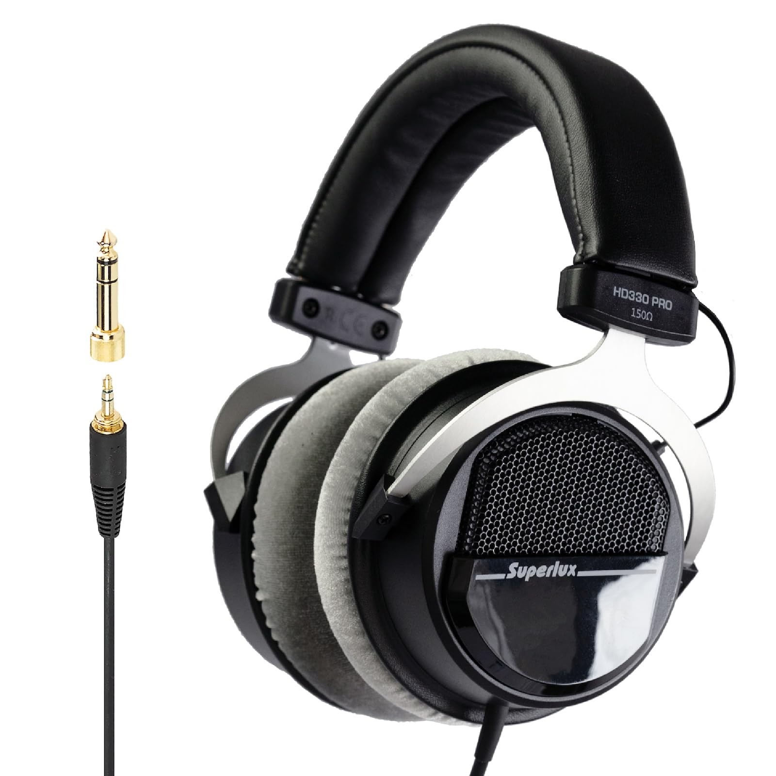 Superlux HD 330PRO,150 ohms, Over-Ear Headphones, Professional Semi-Open Wire…