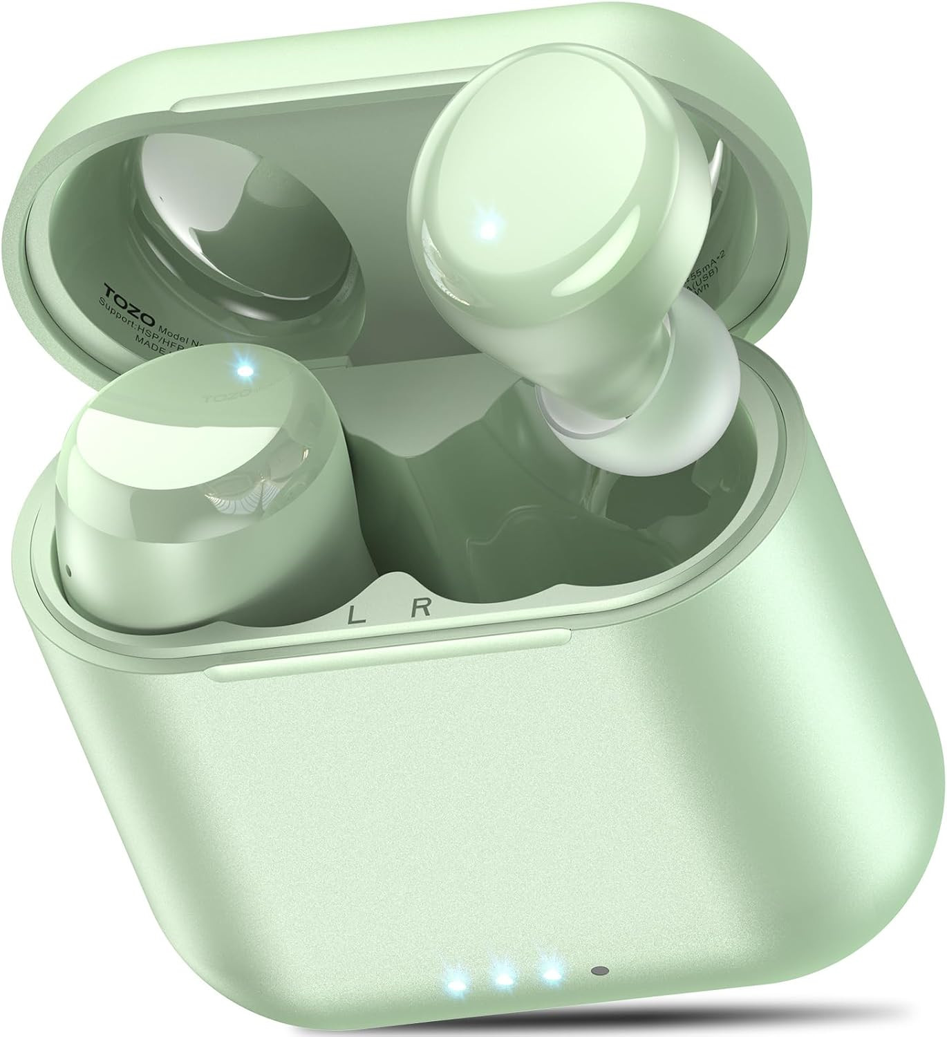 T6 Wireless Earbuds with 50H Playtime, Bluetooth 5.3, IPX8 Waterproof