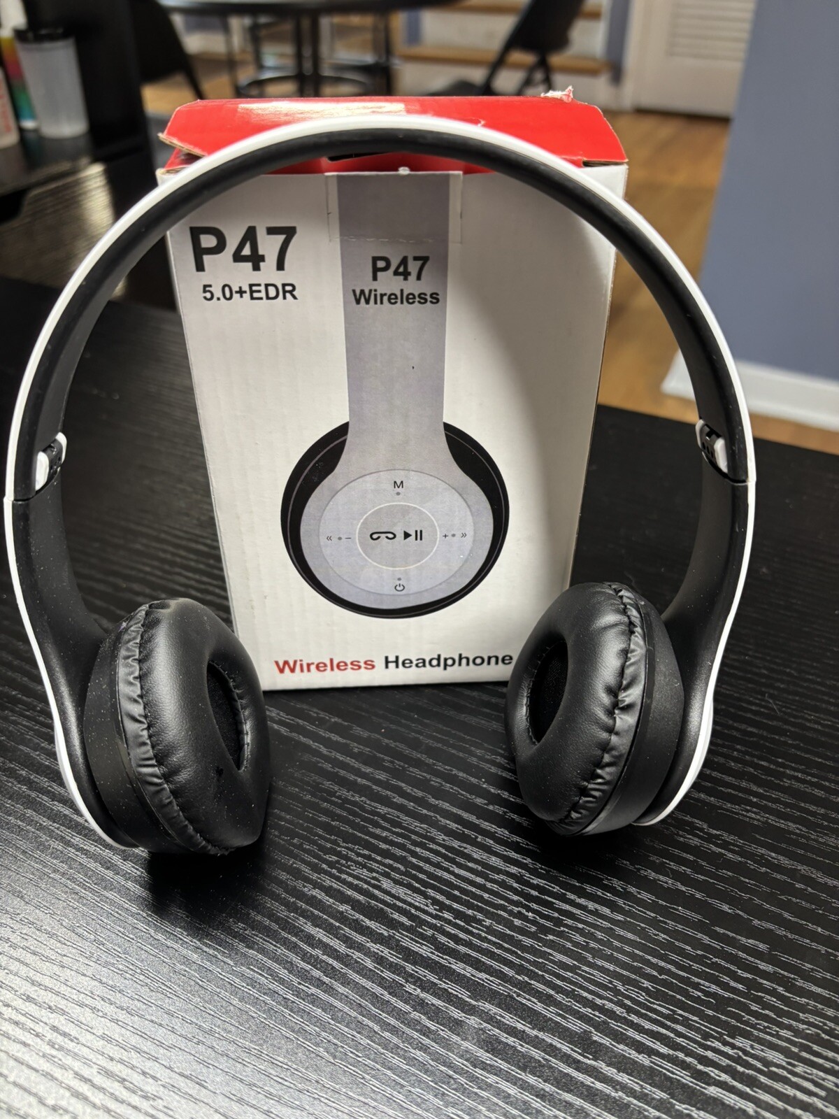 P47 Wireless Bluetooth Over the Ear Headphones US Seller