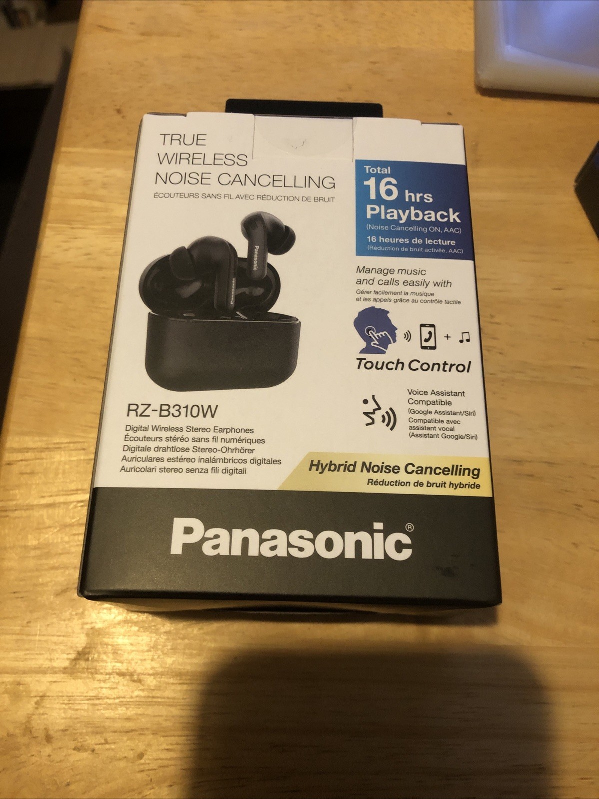 Panasonic ErgoFit True Wireless Earbuds in Ear XBS Powerful RZ-B310W – Black