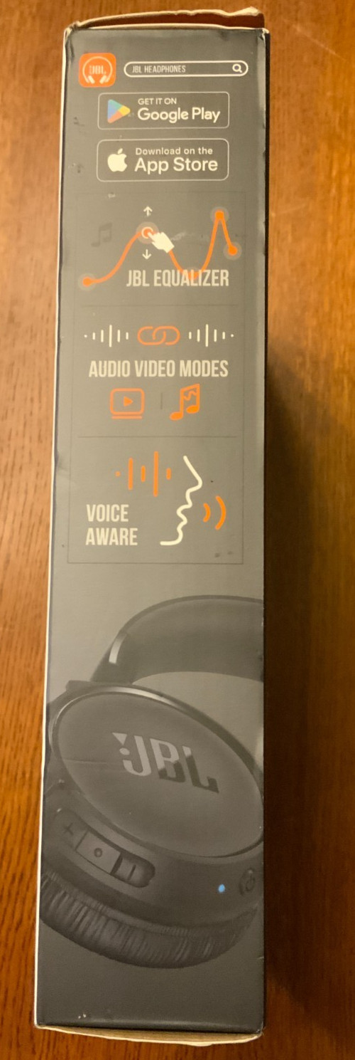 JBL Tune Wireless On-Ear Headphones, Model# 520BT, Color Black