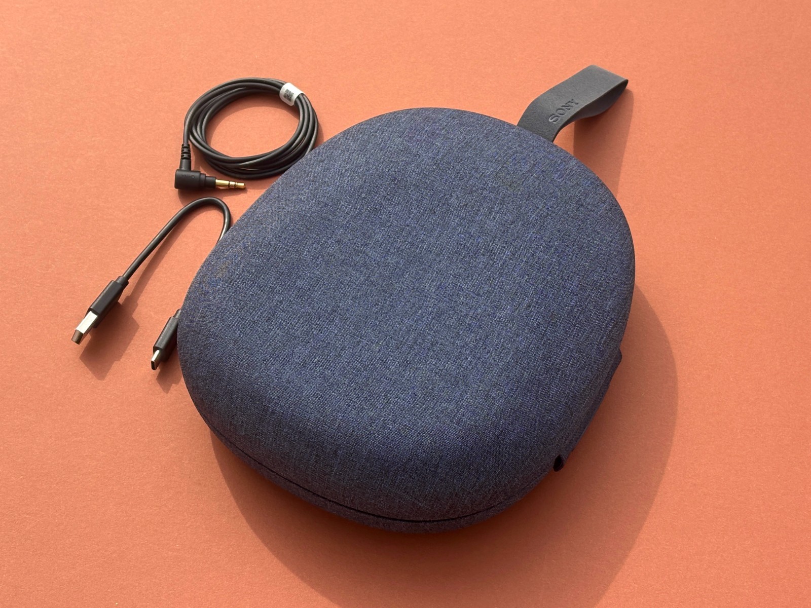SONY Original Hard Case For WH-1000XM6 Noise Canceling Headphones – BLUE