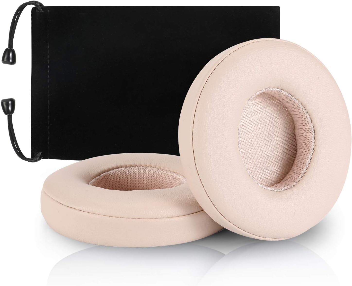 Durable Light Pink Earpad Covers Made with Protein Leather for Solo 2.0 & 3.0