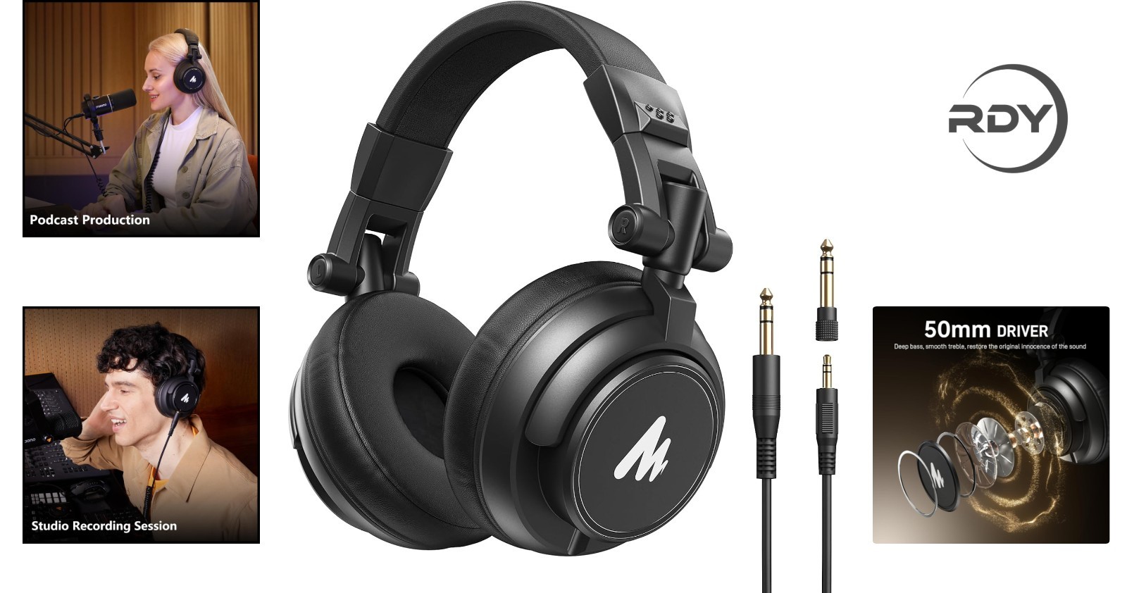 High-Fidelity DJ Headphones with Exceptional Sound Clarity for Music Enthusiasts