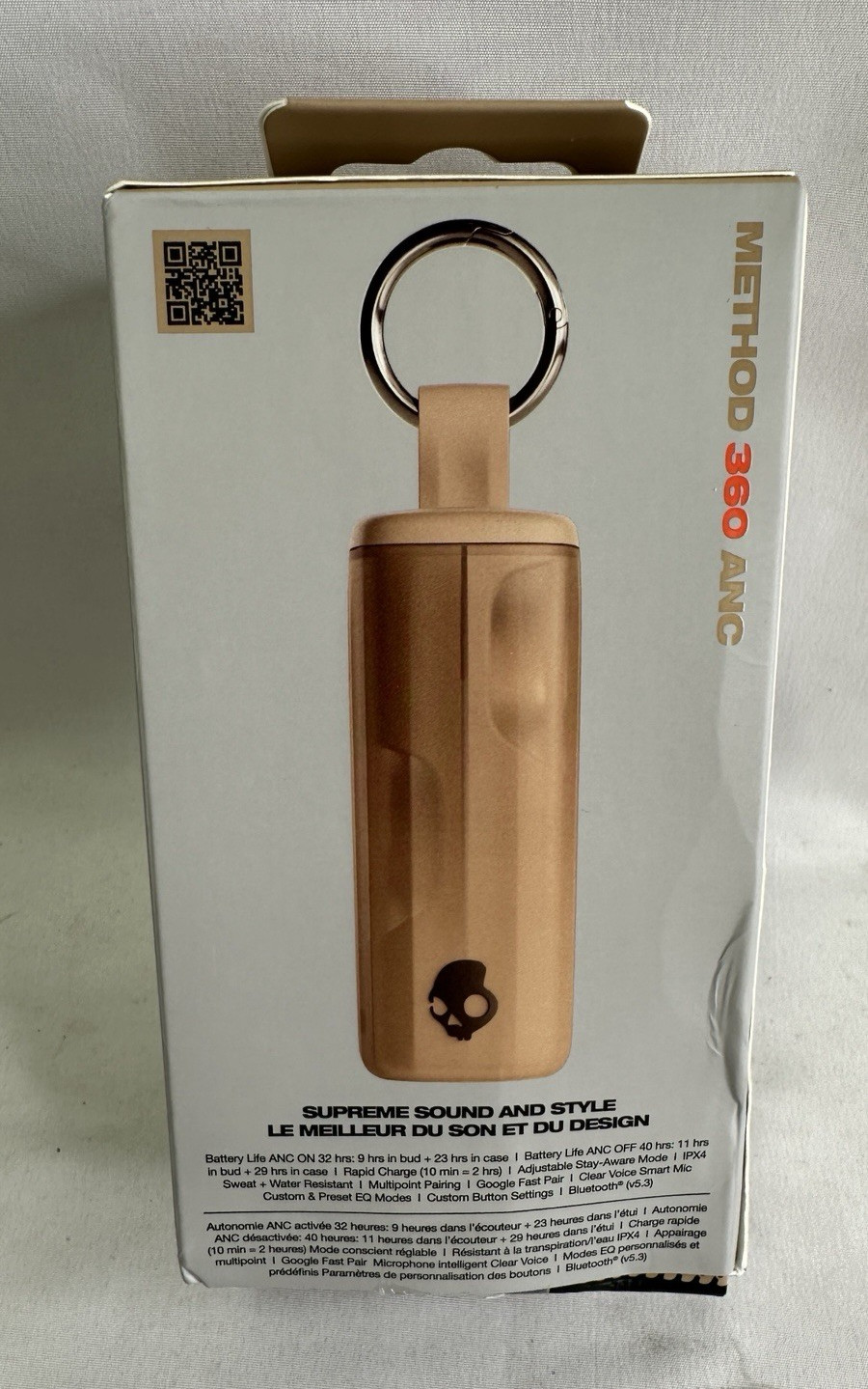 Skullcandy Method 360 ANC Wireless Earbuds, Sound by Bose – Primer – New
