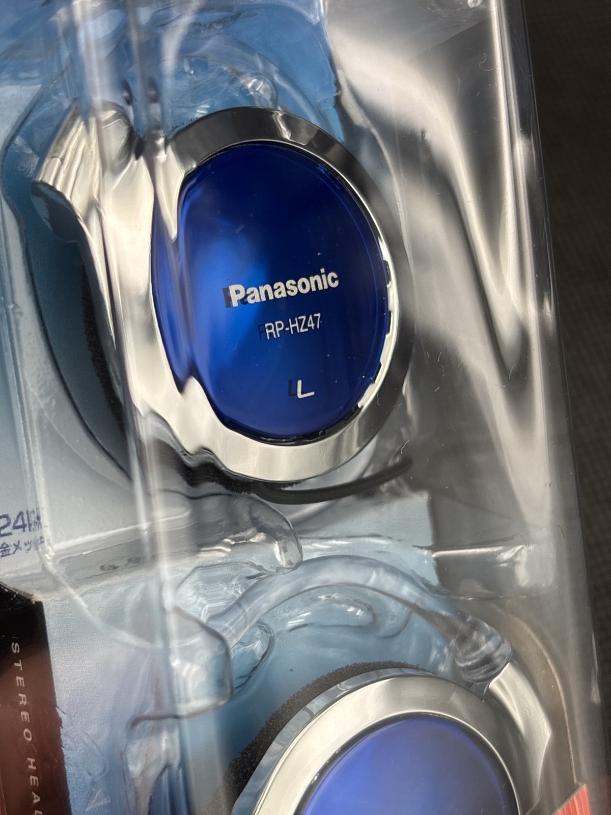 Panasonic Clip Earphone Headphone RP-HZ47-A 9.9mm Blue NEW