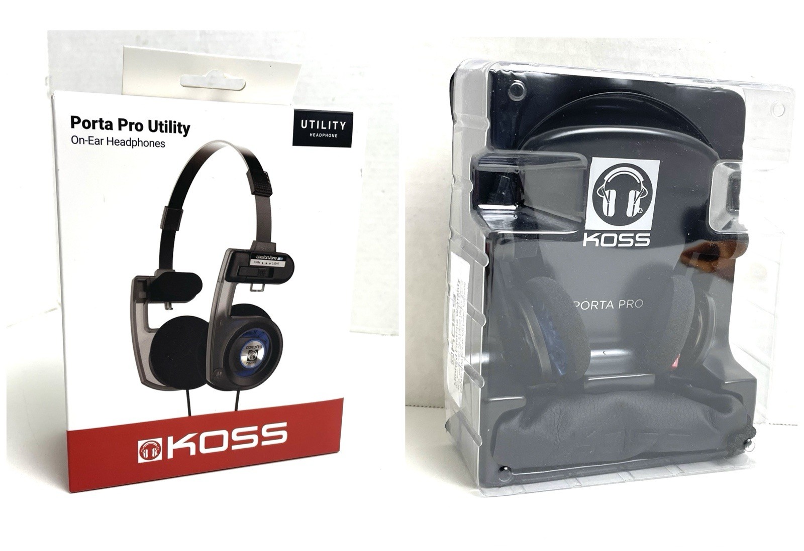 Vintage Koss Porta Pro Utility On Ear Headphones – Unused