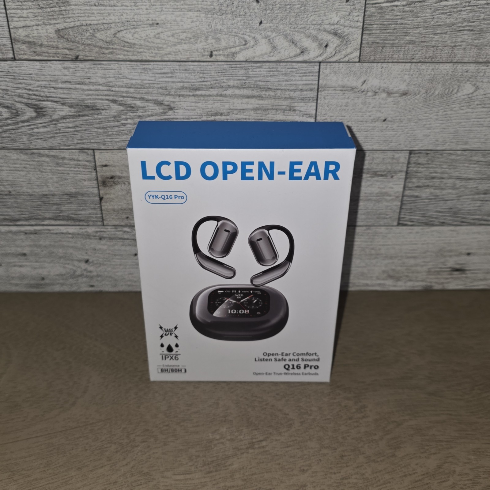 NEW in the Box -YYK-Q16 Pro LCD Open-Ear Wireless Earbuds | 80H Playback | IPX6