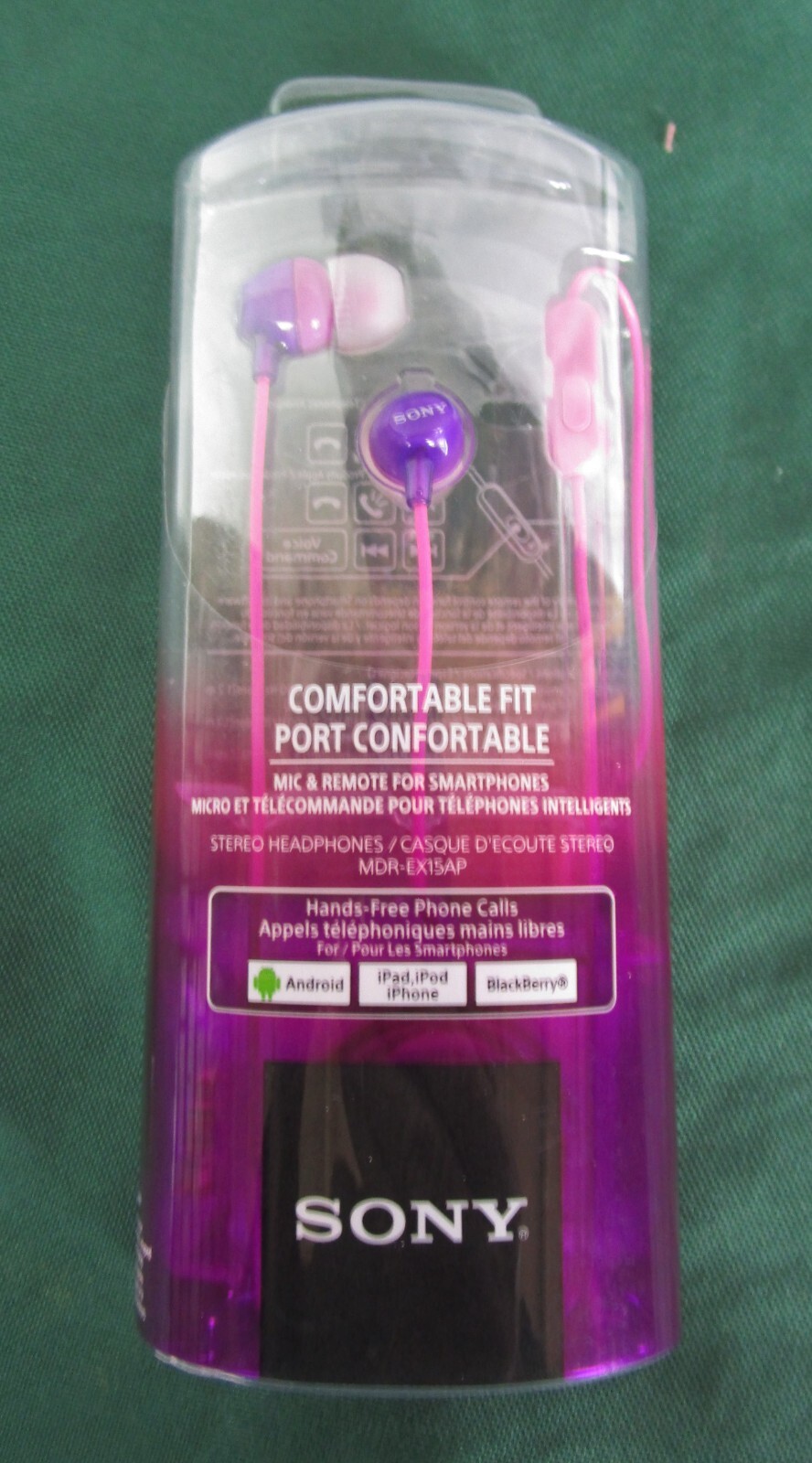 SONY MDR-EX15AP Remote Control Mic For Smartphone