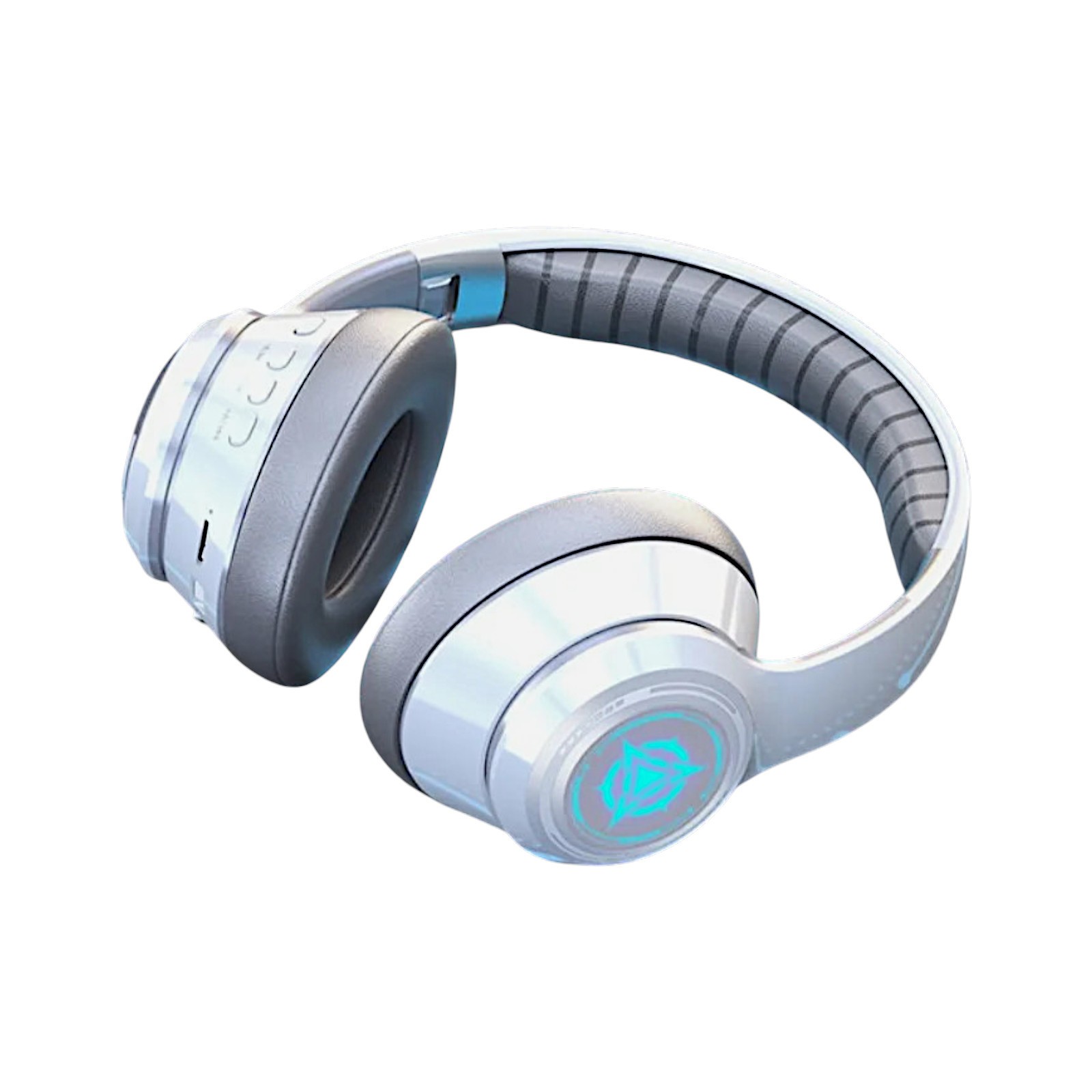LED Wireless Bluetooth 5.2 Headphones Over-Ear TF Card RGB Wired Plug Headset