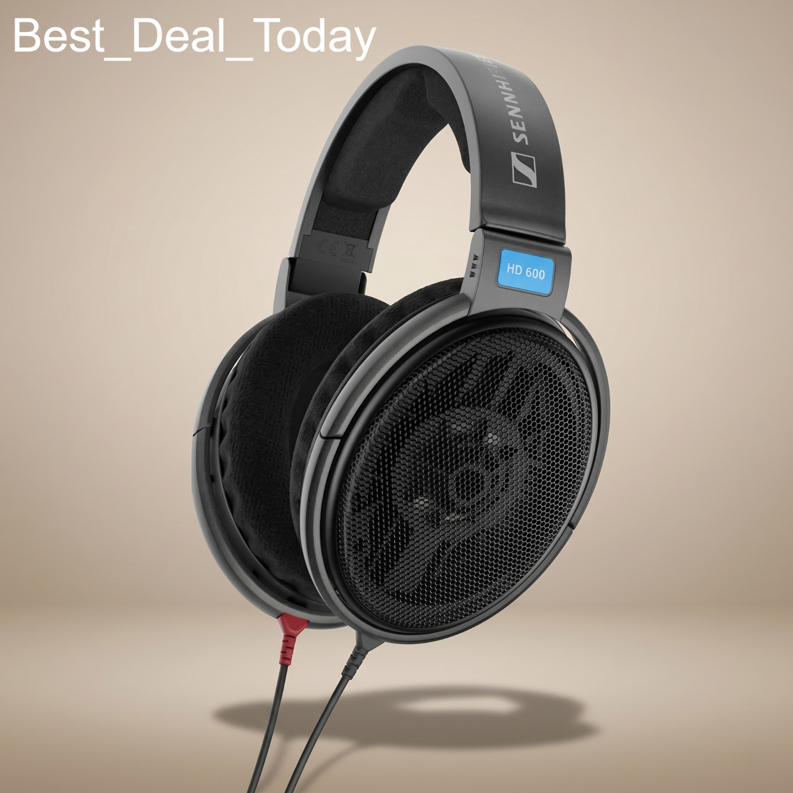 Sennheiser HD 600 Over the Ear Headphone Audiophile Hi-Res Open Back Black HD600