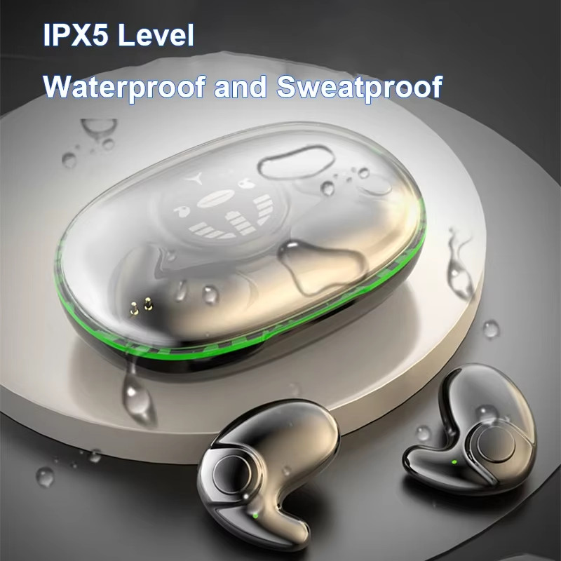 Invisible Sleep Earphones Bluetooth 5.3 Headphones IPX5 Waterproof Noise Reducti