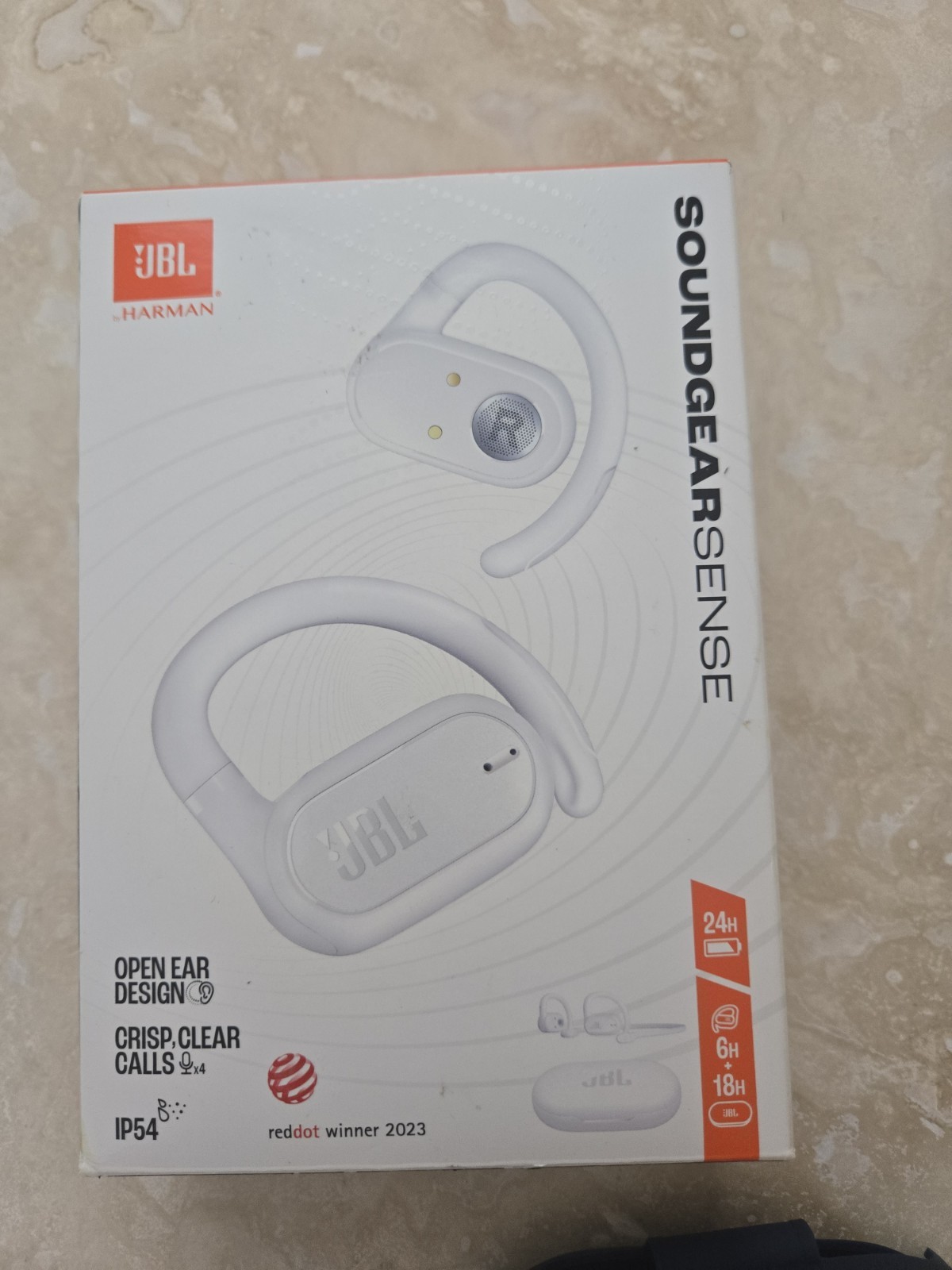 JBL Harman SOUNDGEAR SENSE Open Ear White Include A Generic Blue Cover