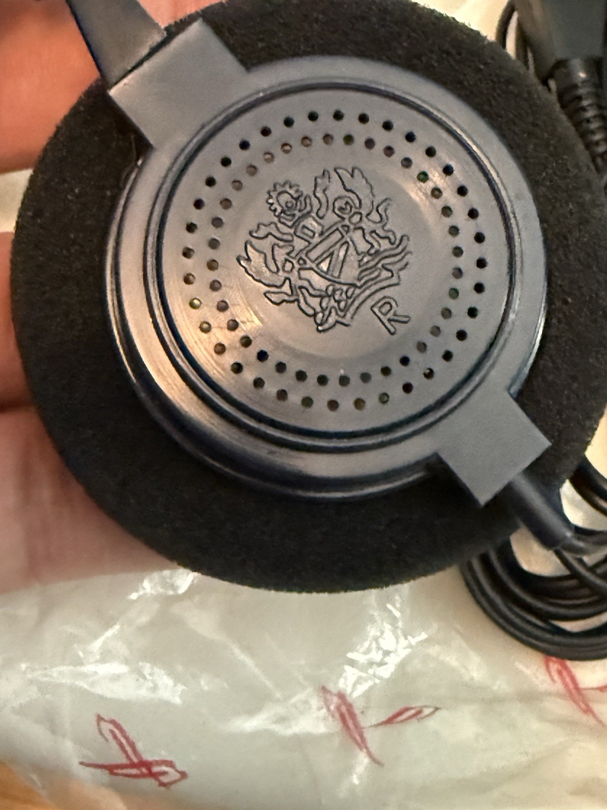VINTAGE 1980S BRITISH AIRWAYS HEADPHONES JACK 3.5 INCH