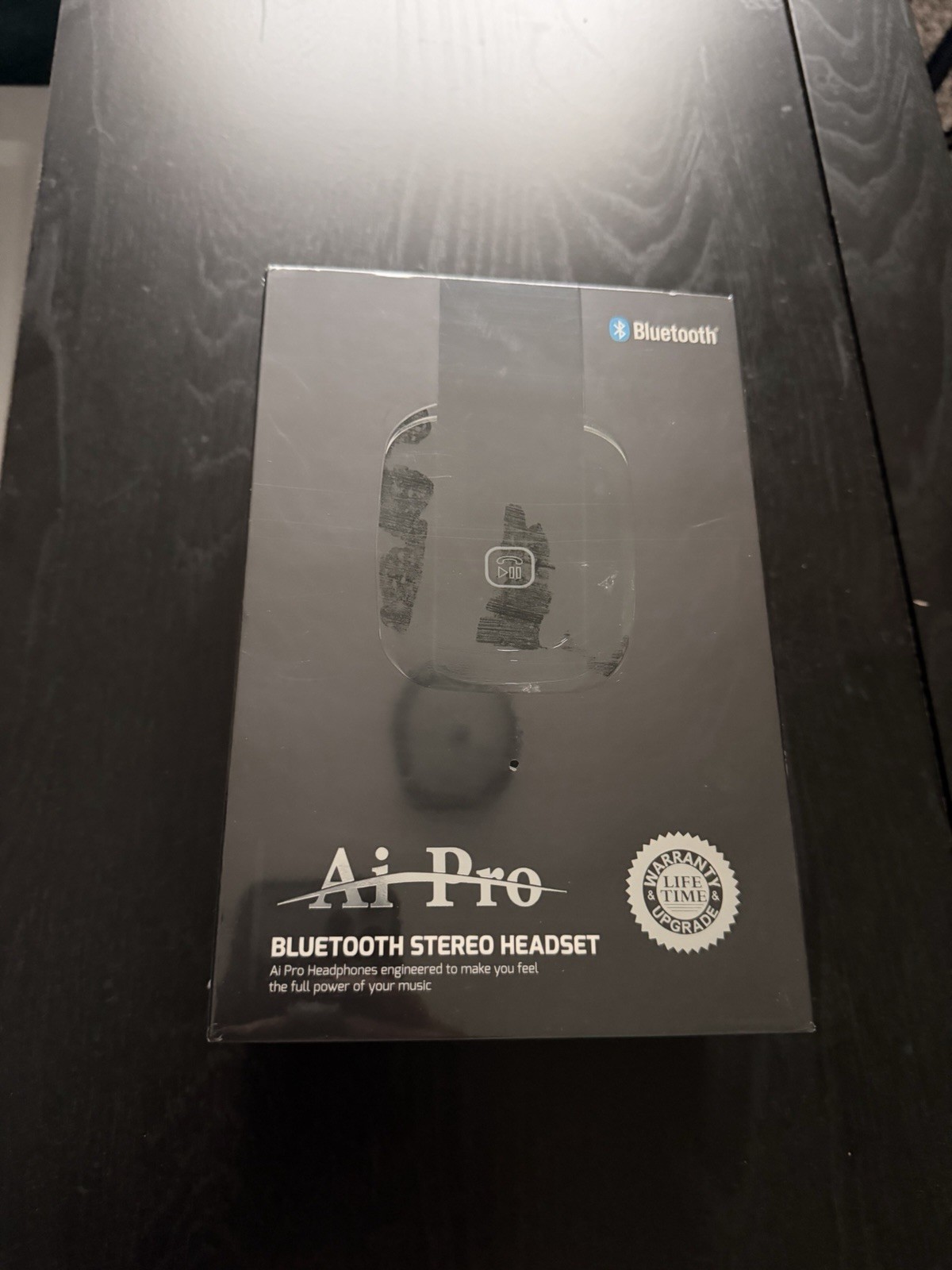 AI Pro 200 Plus Bluetooth Stereo Headset Headphones Black, Foldable, New Sealed
